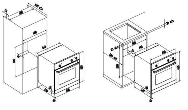 Духова шафа Interline HR 830 AV - 2