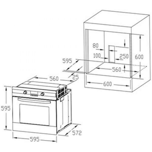 Духова шафа Interline HS 990 X - 2
