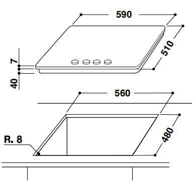Варильна поверхня Whirlpool GMA 6411/IX - 2