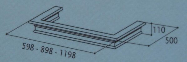 Аксесуар Faber Комплект кантов C1 60cm(Italy) - 2