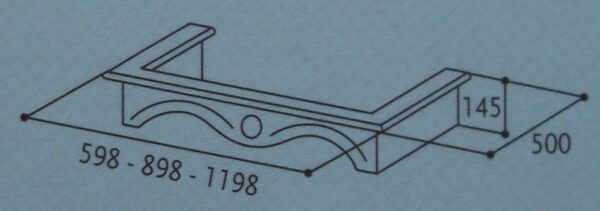 Аксесуар Faber Комплект кантов C8 60cm(Italy) - 2