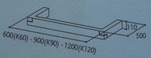 Аксесуар Faber Комплект кантов C9 60cm(Italy) - 2