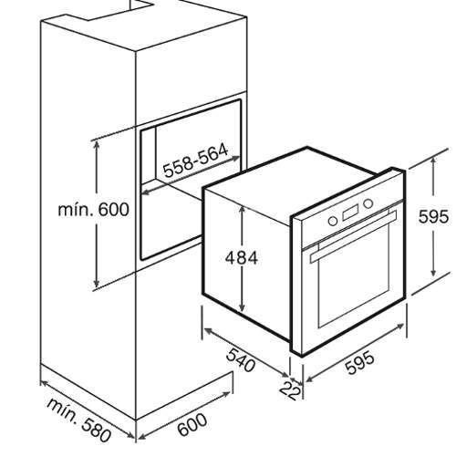Духова шафа Teka HS 710 (Ebon), чорна - 2