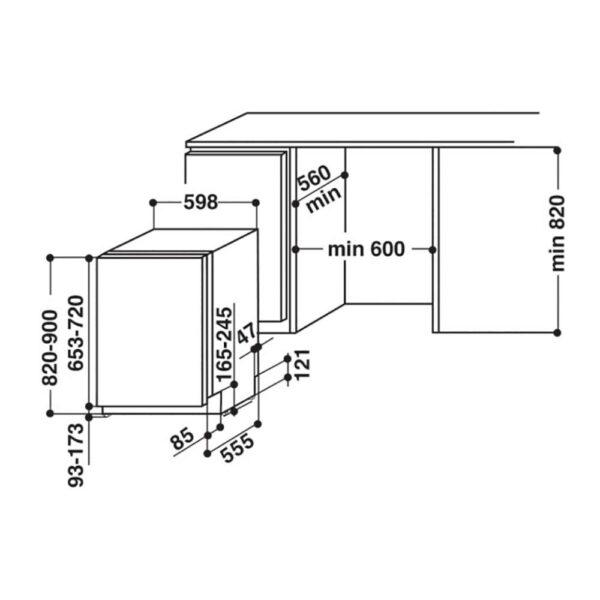 Посудомийна машина Whirlpool WRIC 3C26 - 2