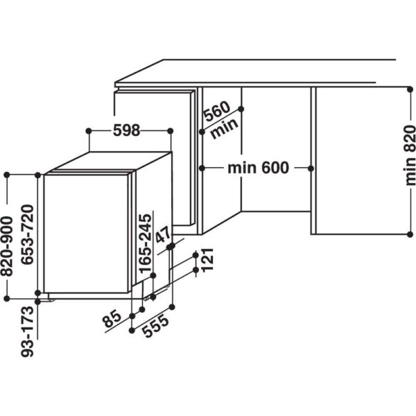Посудомийна машина Whirlpool WIC 3C23 PEF - 2