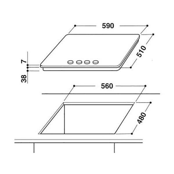 Варильна поверхня Whirlpool AKR 313/IX - 2