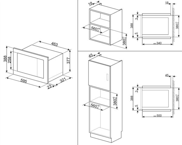 Мікрохвильова піч Smeg FMI 020X - 4