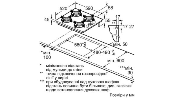 Варильна поверхня Bosch POP 6C6B81O - 2