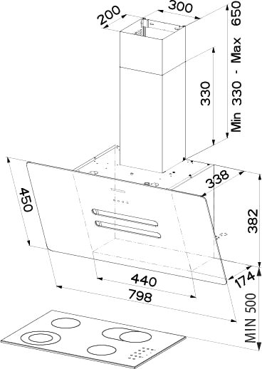 Витяжка Faber VANITY EG6 WH A80 - 2