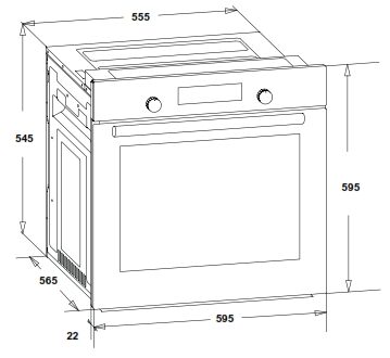 Духова шафа Interline HK 460 IX - 2